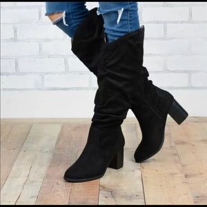 Black Slouchy Boots